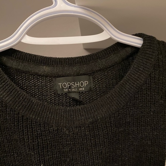 Knit Black Blouse - Picture 3 of 6